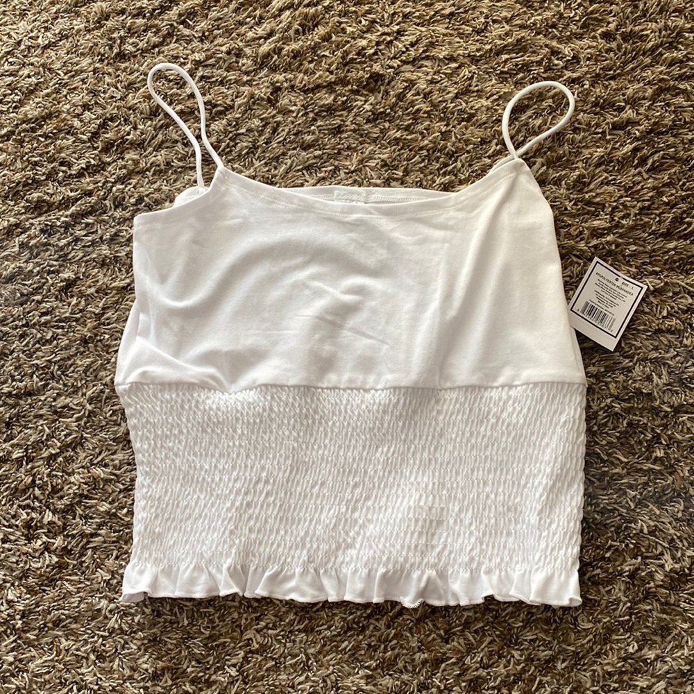 Super Cute Soft White Tank